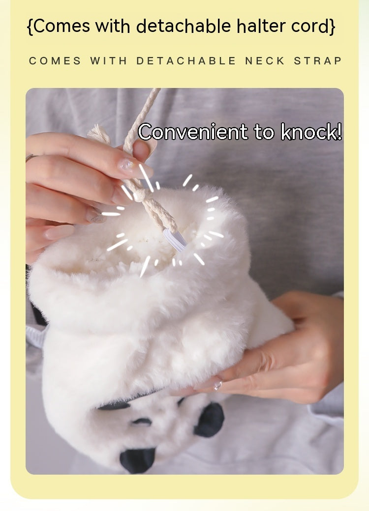 Flag Village Panda Peripheral Gifts Girlfriends Birthday Elements Practical Winter Warm New Years's Banquet Hand Box Christmas