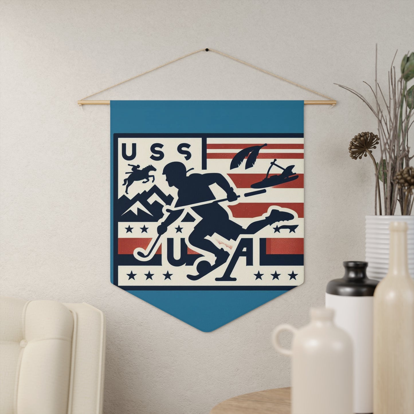 Flag Village Utah State Flag Pennant Sporting Home Wall decoration UT0001