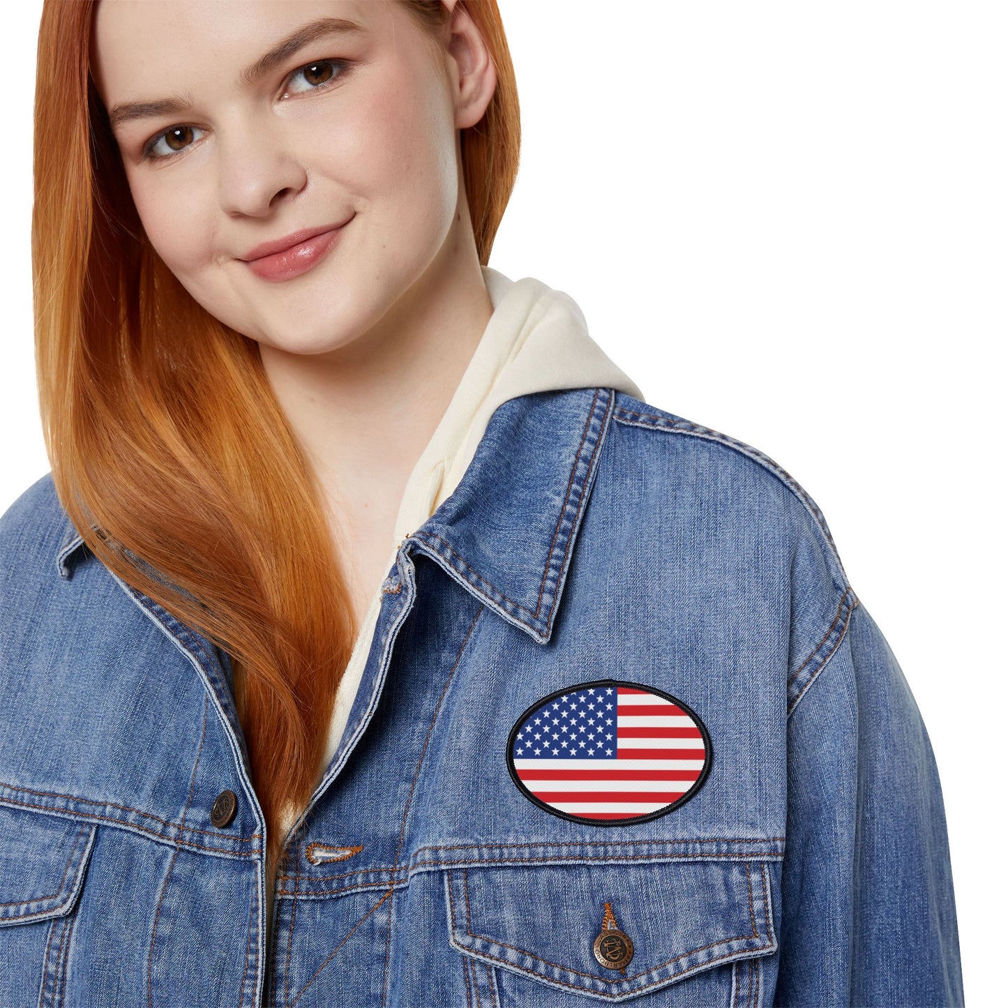 Flag Village United States Flag Embroidery Iron-On Patches