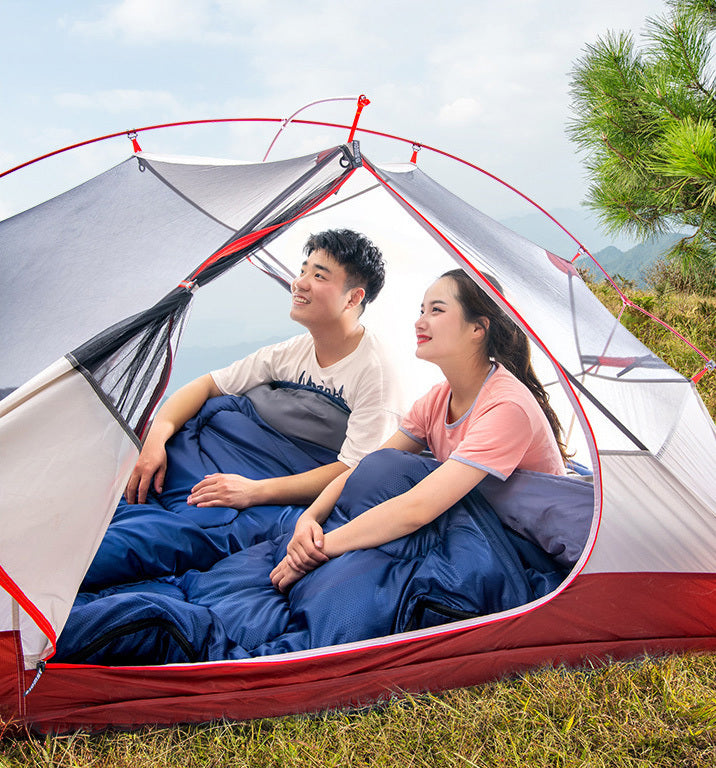 Flag Village Outdoor Camping Portable Warm Trip Sleeping Bag