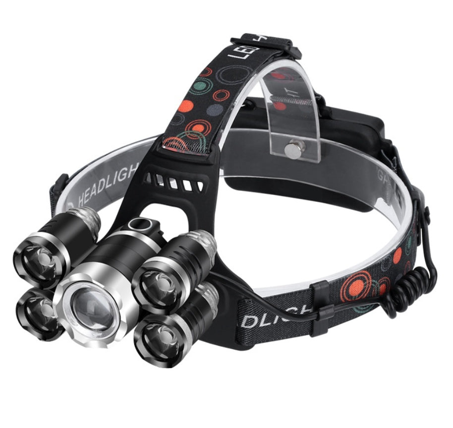 Flag Village High-power five-head aircraft light