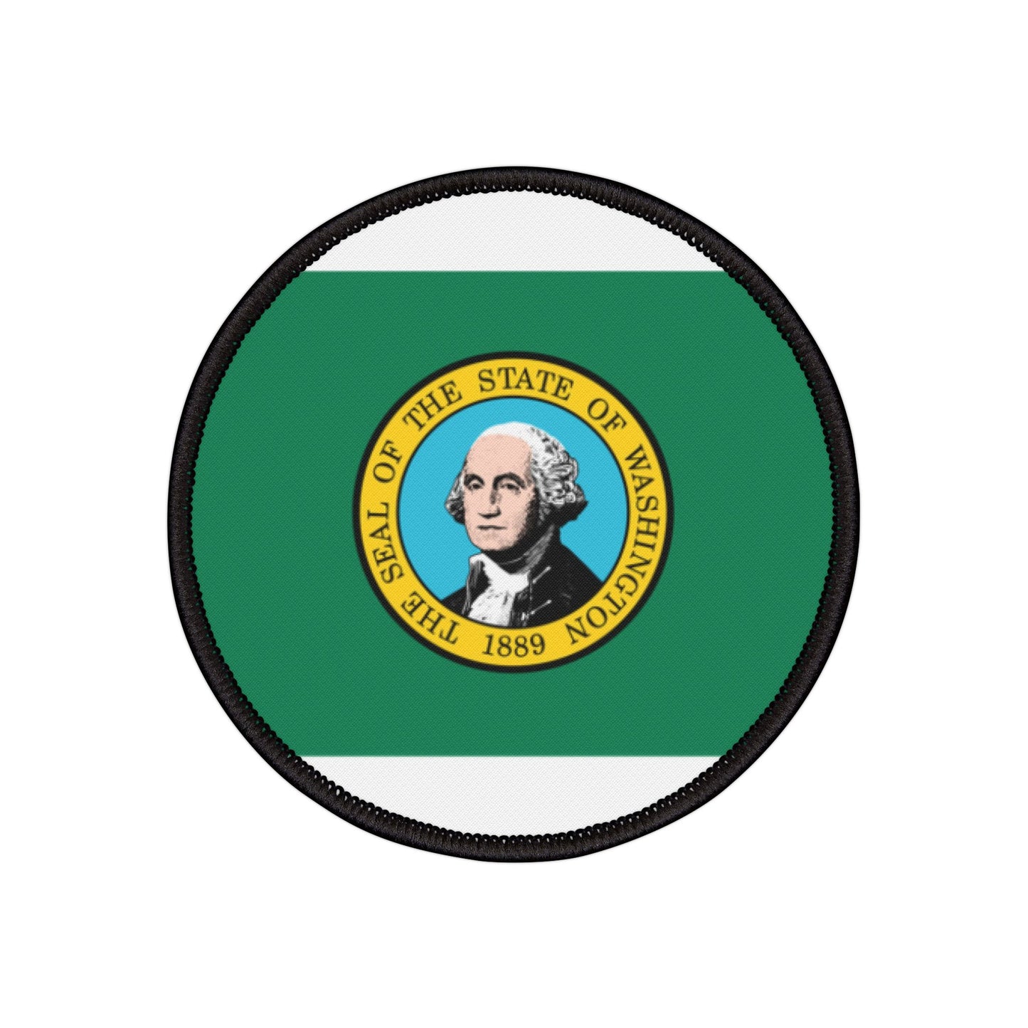Flag Village Washington State Flag Embroidery Iron-On Patches