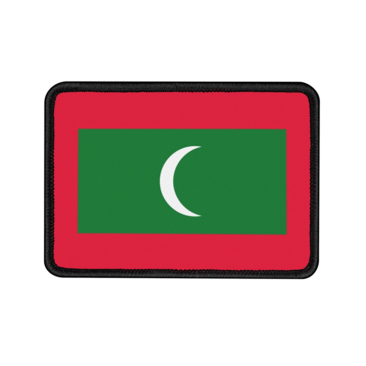Flag Village Maldives Flag Embroidery Iron-On Patches
