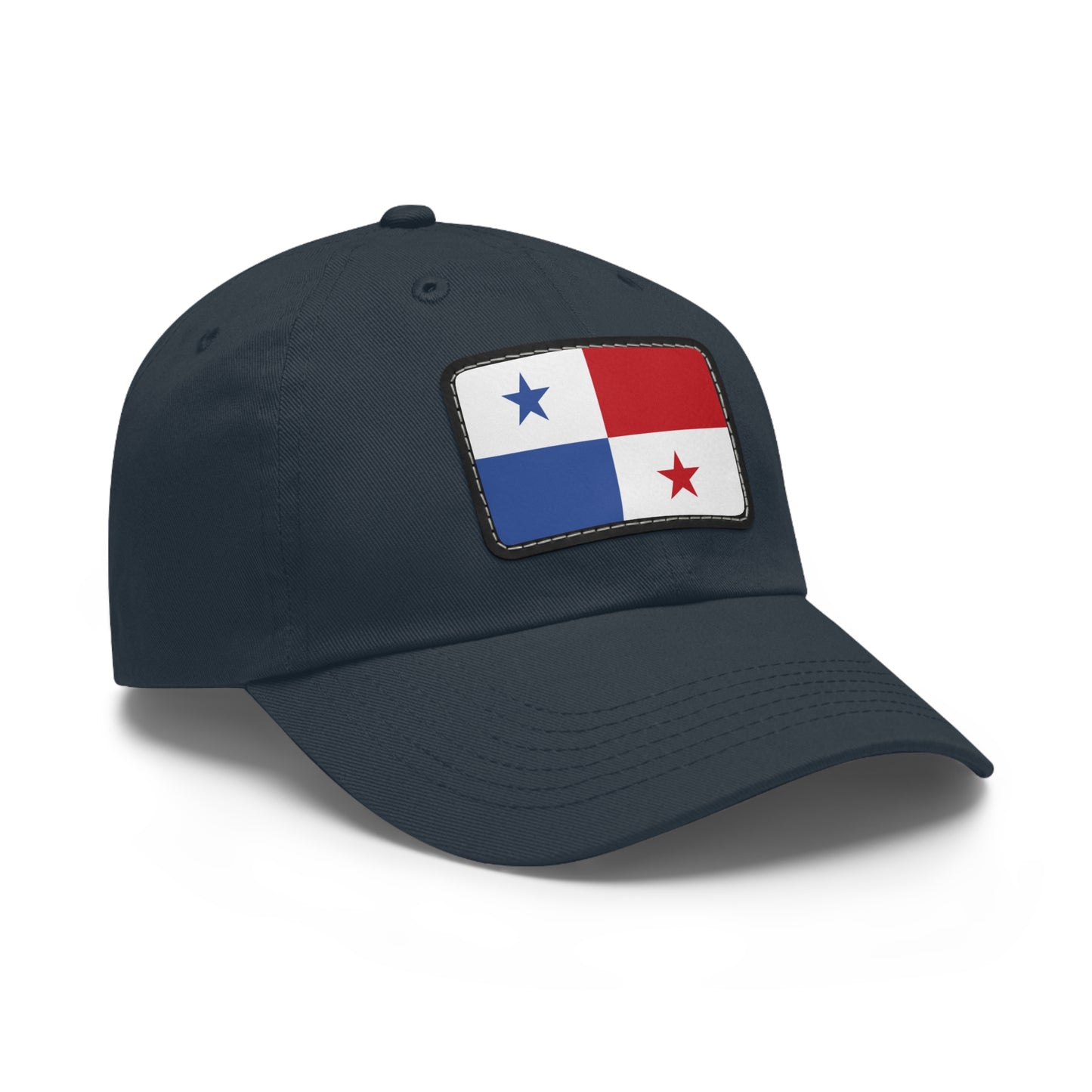 Flag Village Panama Flag Hat Cap with Leather Patch