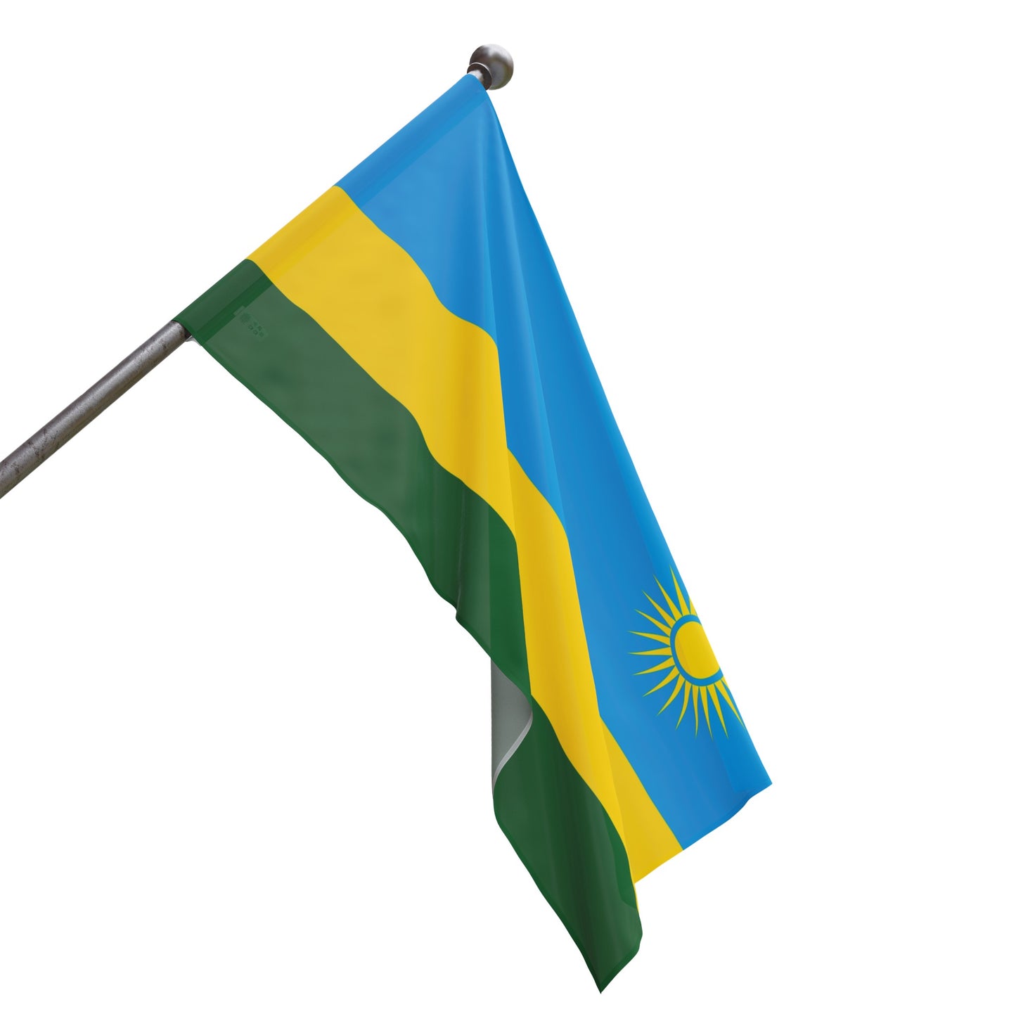 Flag Village Rwanda Flag 18" x 12" / 36" x 24" / 60" x 36"
