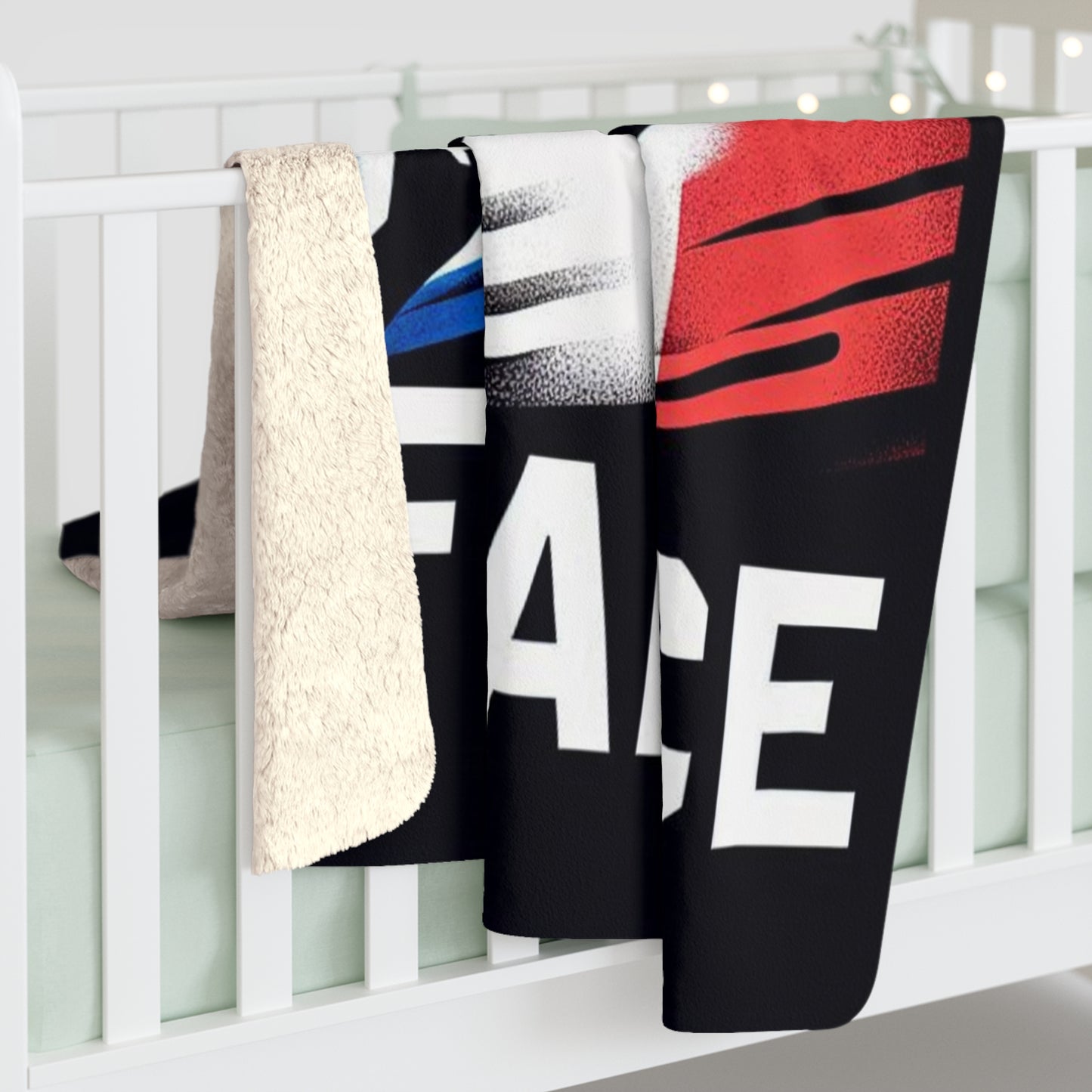 Flag Village France Sporting Flag Sherpa Fleece Blanket FRA0008