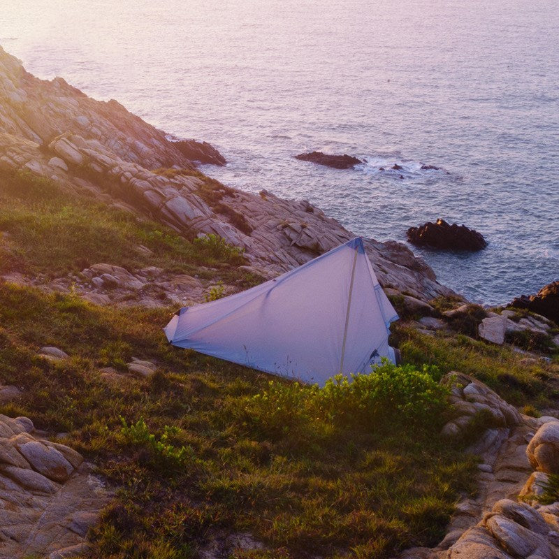 Flag Village Silicon Coated Outdoor Camping Pyramid Tent