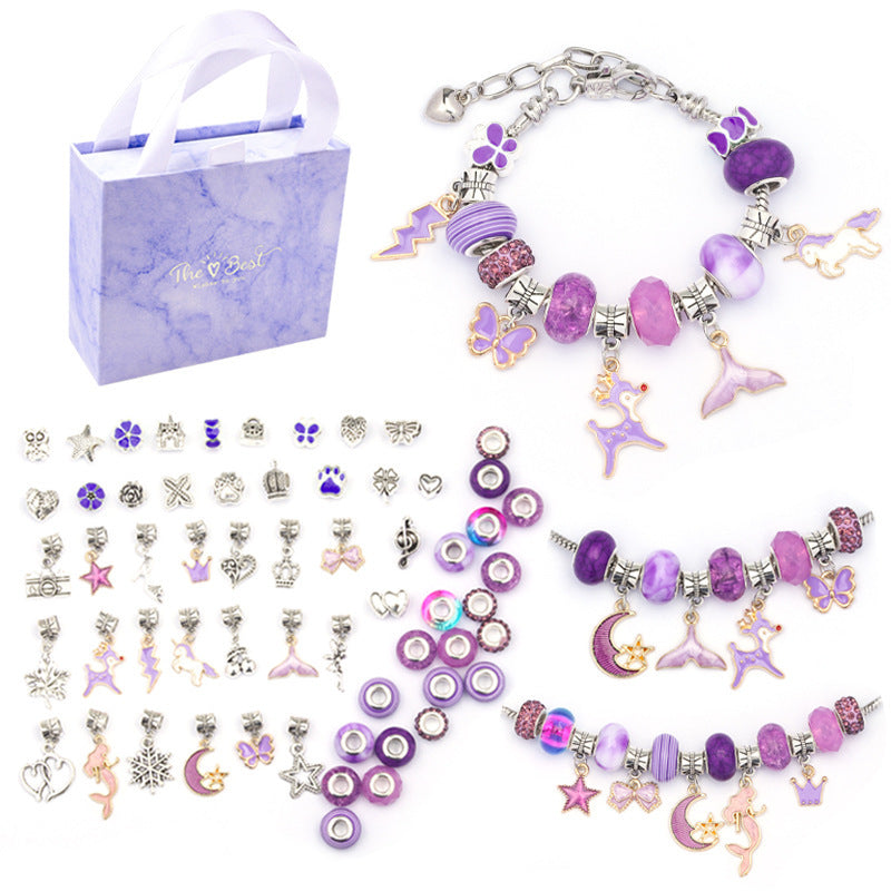 Flag Village Diy Handmade Jewelry Children's Bracelet Women Exquisite Gift Box Gift Bracelet