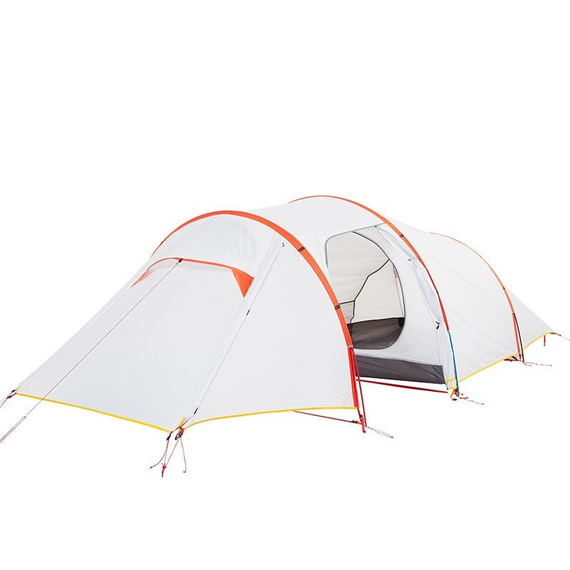 Flag Village Static Nebula Layer Light 3 Person Tunnel Tent Outdoor Mountaineering Camping