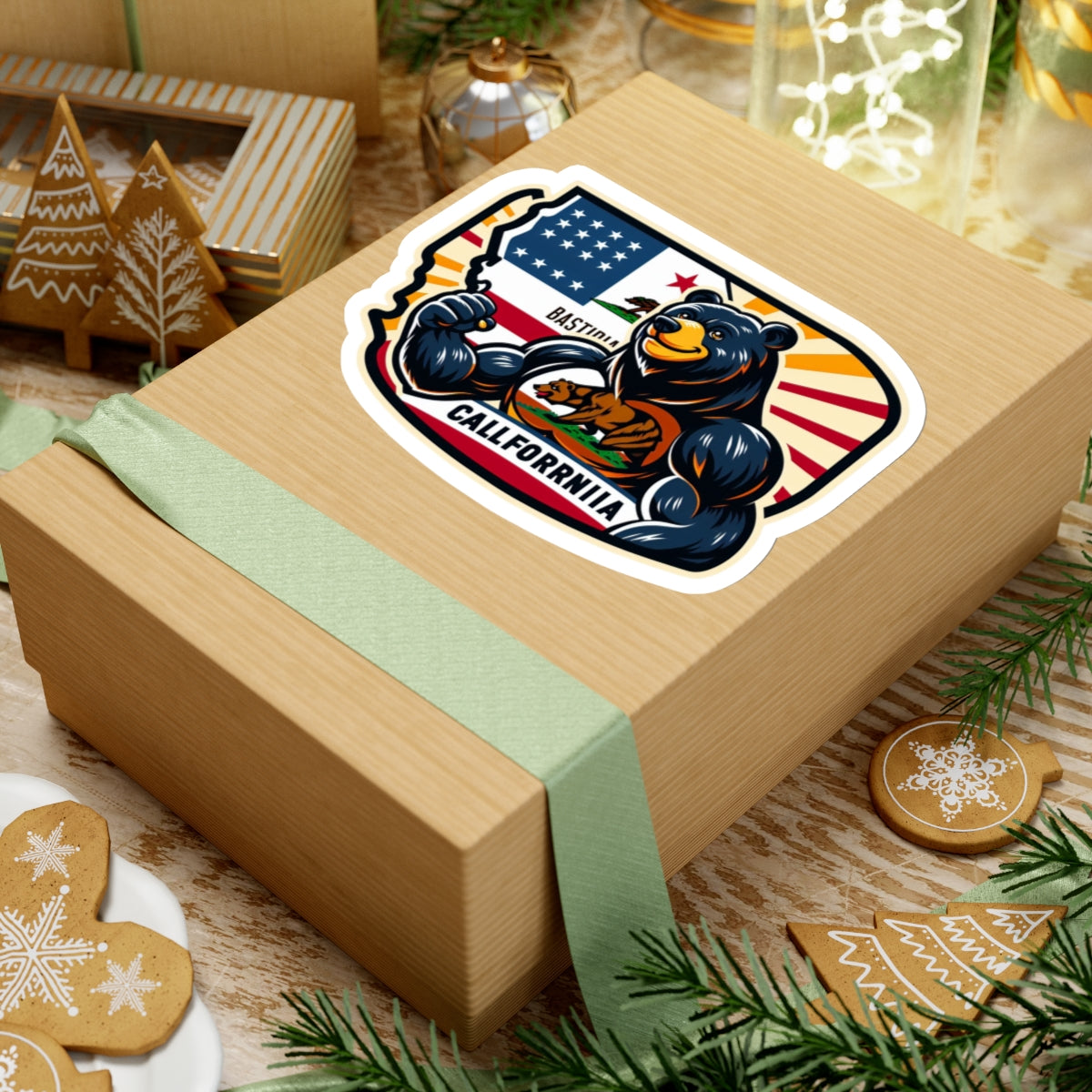 Flag Village USA California State Flag Stickers 2", 3", 4", 6" CA01