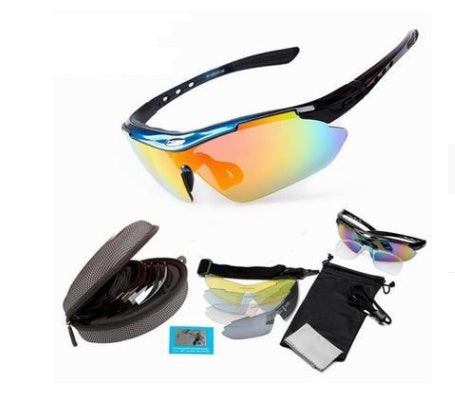 Flag Village Cycling glasses polarized windproof outdoor glasses