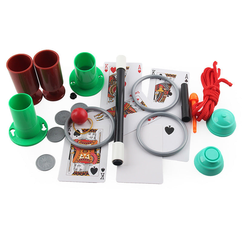Flag Village Strange new toys close-range stage magic gift box set