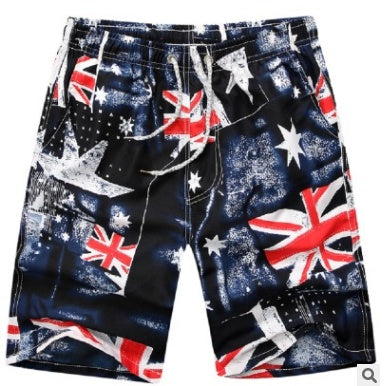Flag Village Quick Dry Printing Beach Shorts