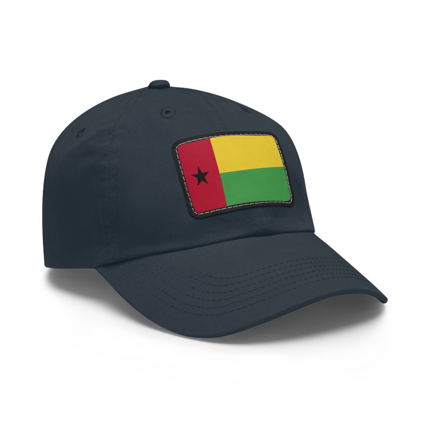 Flag Village Guinea-Bissau Flag Hat Cap with Leather Patch
