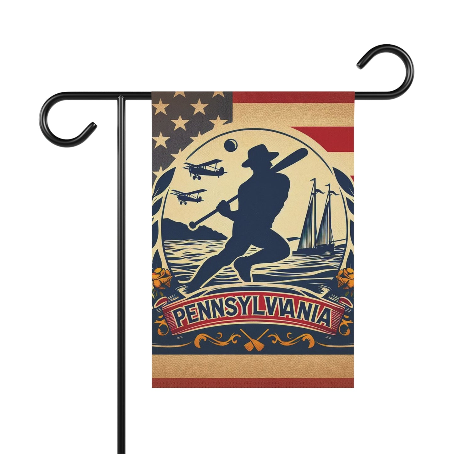 Flag Village Pennsylvania State Flag Sporting Garden & House Banner PA0001