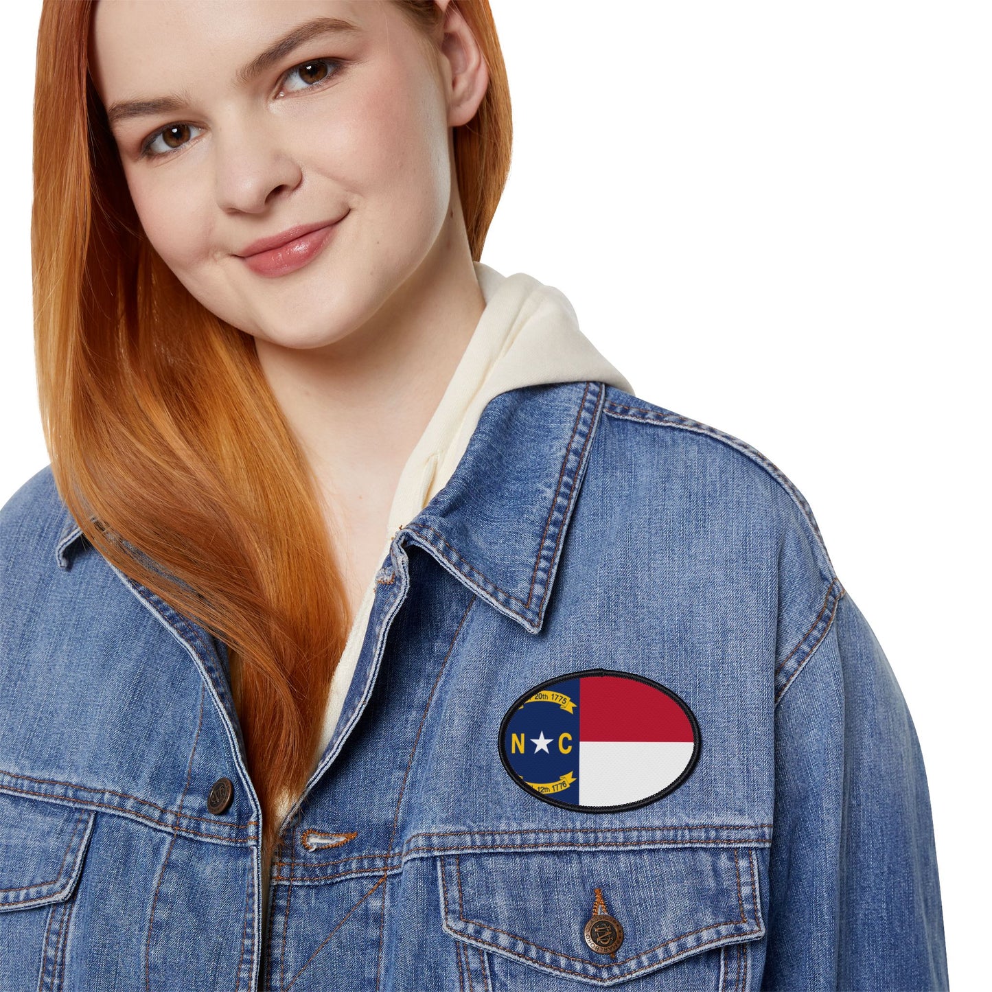 Flag Village North Carolina State Flag Embroidery Iron-On Patches