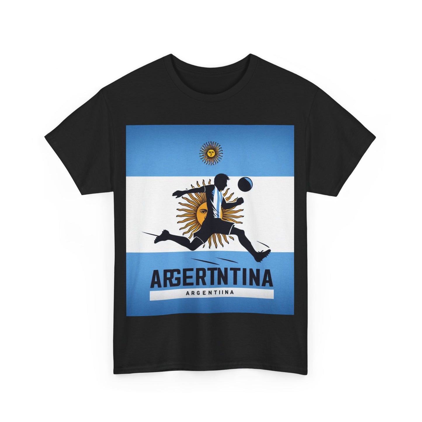 Flag Village Argentina Sporting Flag T-SHIRT Heavy Cotton Tee ARG0005