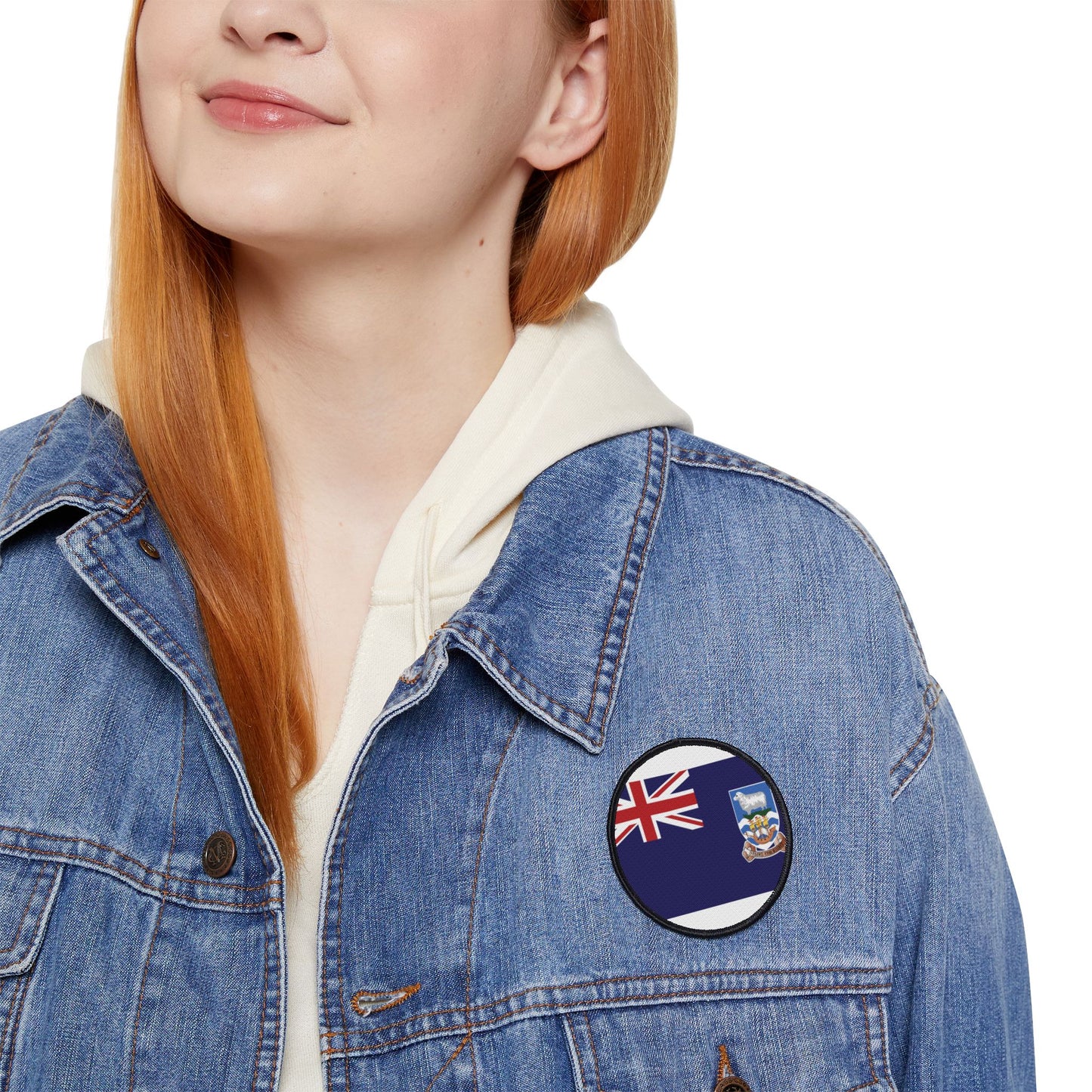Flag Village Falkland Islands Flag Embroidery Iron-On Patches