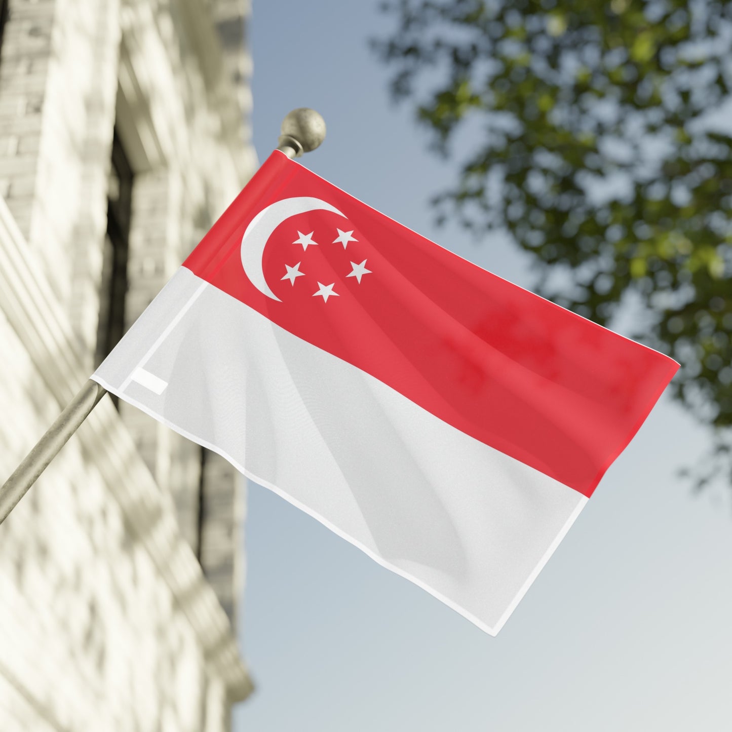 Flag Village Singapore Flag 18" x 12" / 36" x 24" / 60" x 36"