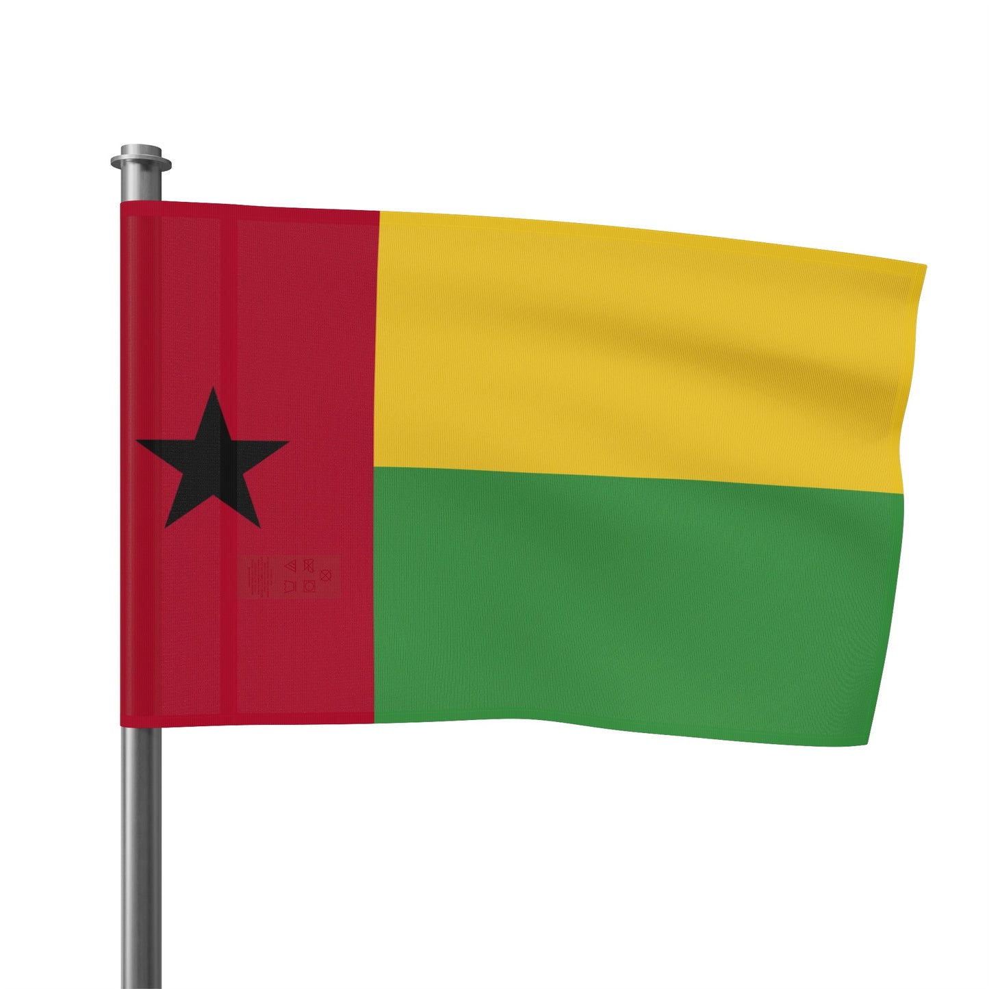 Flag Village Guinea-Bissau Flag 18" x 12" / 36" x 24" / 60" x 36"