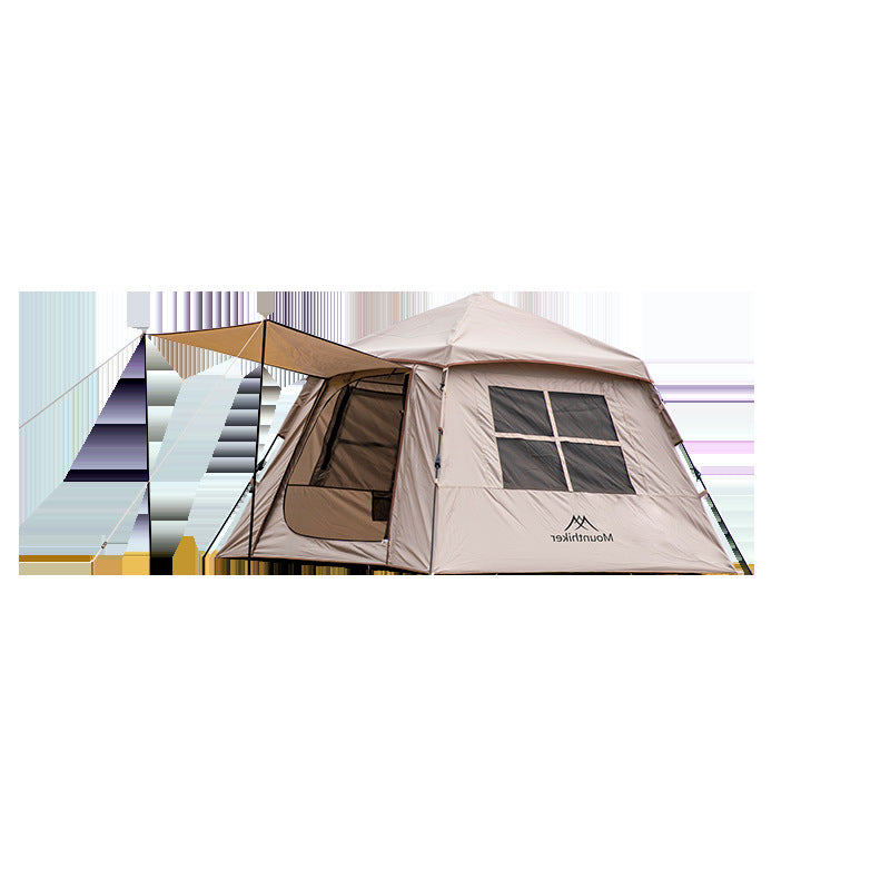 Flag Village Outdoor Camping Ground New Small Tent Windproof Rain Automatic Support