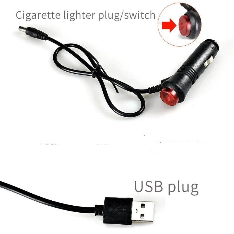 Flag Village Auto Tools Automotive atmosphere One to four lights Remote 4x9 LED atmosphere lamp Indoor foot lamp