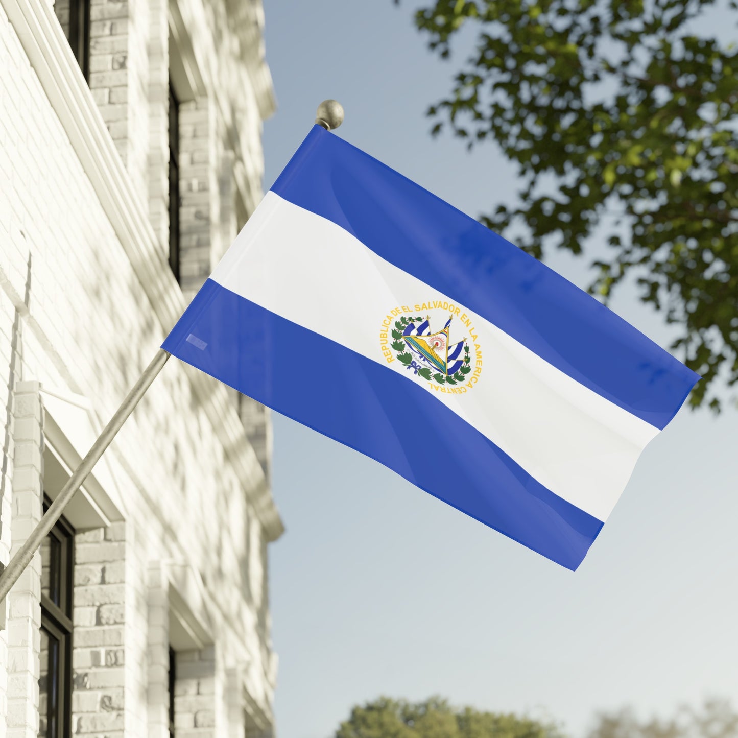 Flag Village El Salvador Flag 18" x 12" / 36" x 24" / 60" x 36"