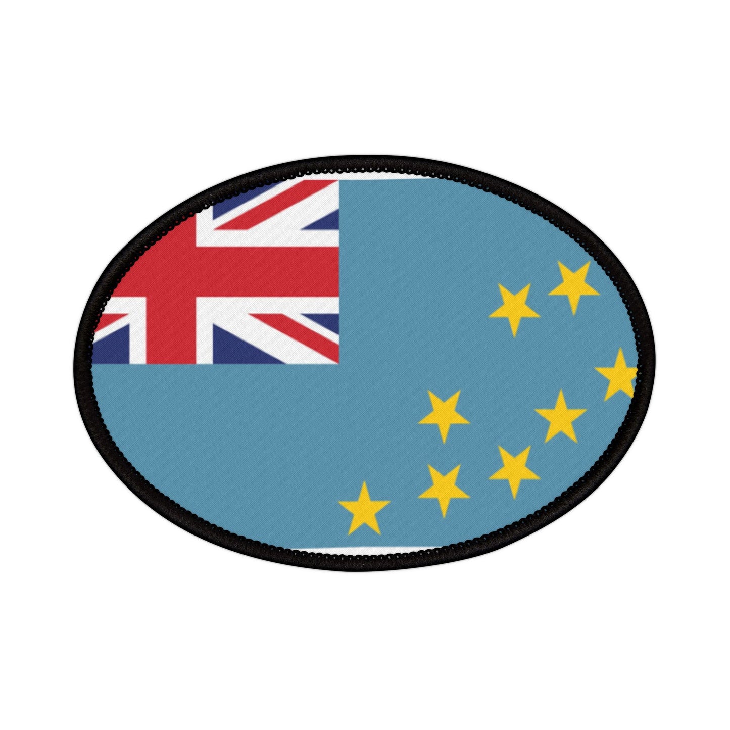 Flag Village Tuvalu Flag Embroidery Iron-On Patches