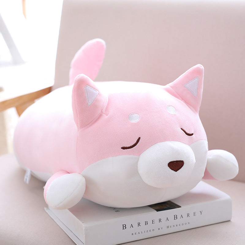 Flag Village 36cm 55cm Cute Fat Shiba Inu Dog Plush Toy Stuffed Soft Kawaii Animal Cartoon Pillow Lovely Gift For Kids Baby Children Gifts