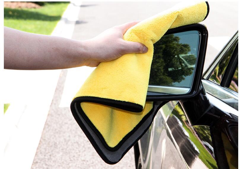 Flag Village Auto Tools Car wash towel cleaning cloth special towel not lint car glass absorbent rag non-deer skin towel thickening without leaving marks