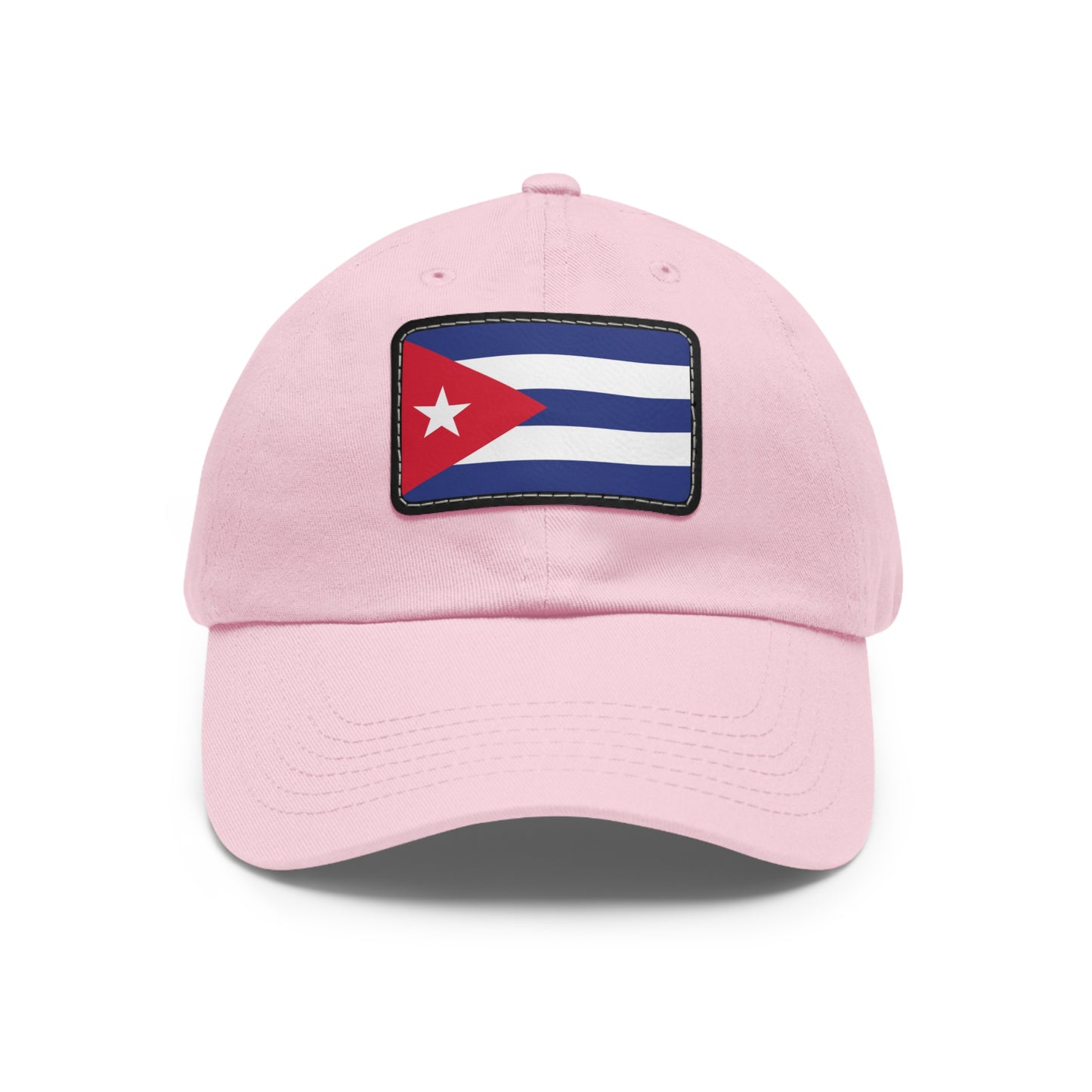 Flag Cuba Flag Hat Cap with Leather Patch