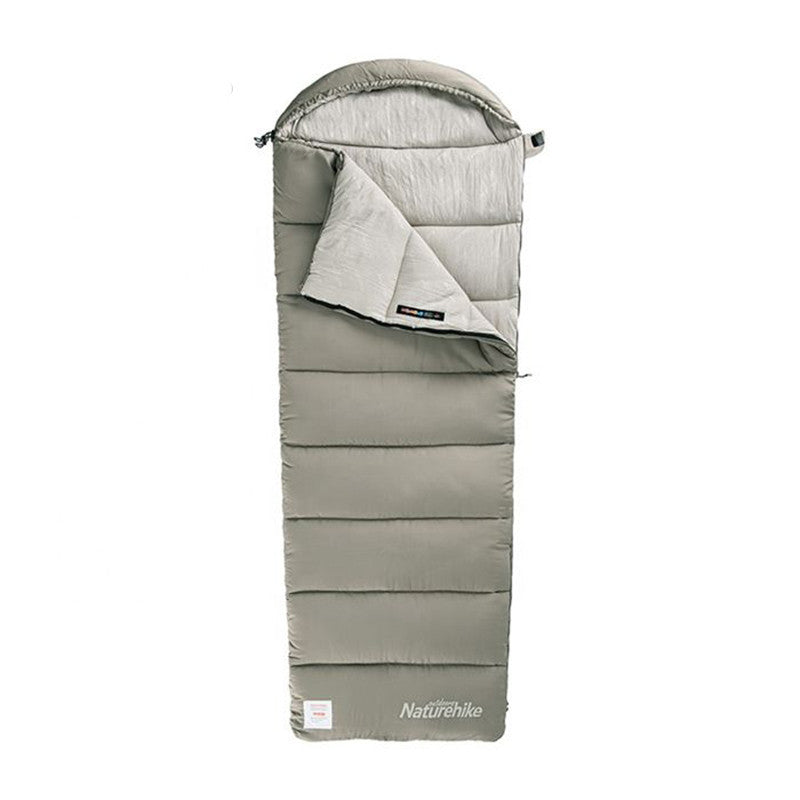 Flag Village Envelope Hooded Cotton Sleeping Bag Can Be Washed And Stitched Double Tent Camping