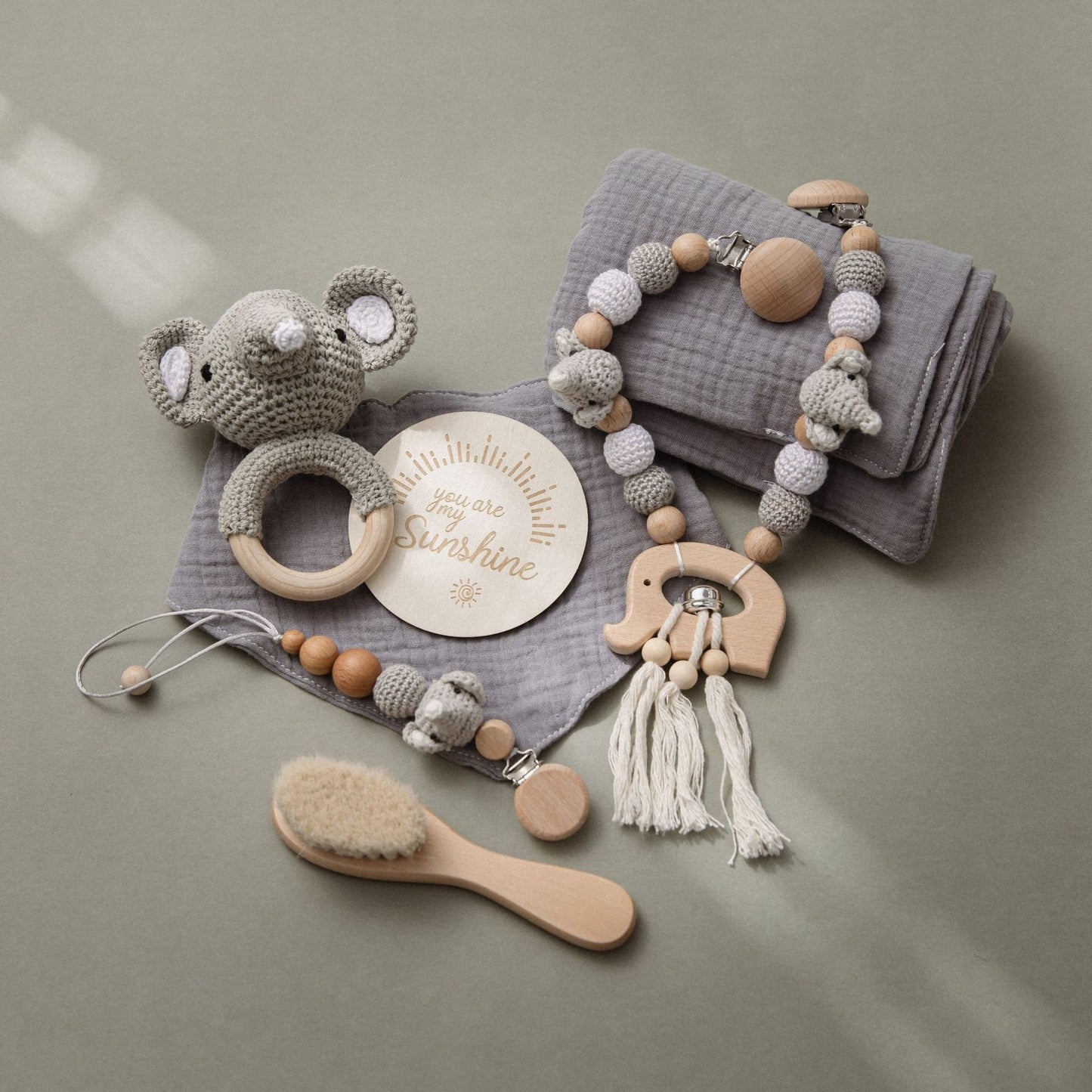 Flag Village Baby Gift Box Set Clothes Newborn Meet Supplies Complete Full Moon