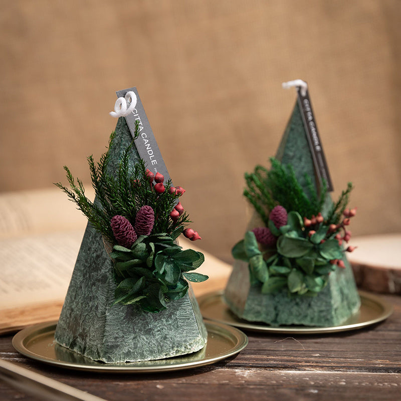 Flag Village Christmas Tree Aromatherapy Candle Gift Box Set