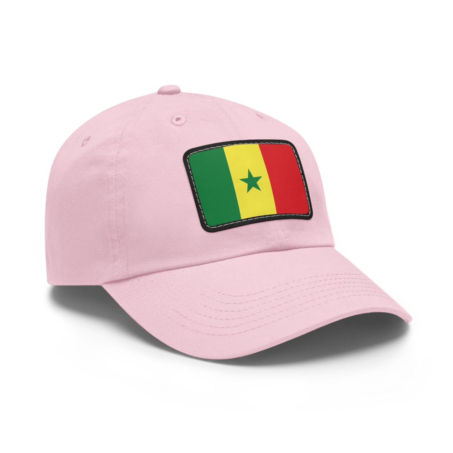 Flag Village Senegal Flag Hat Cap with Leather Patch