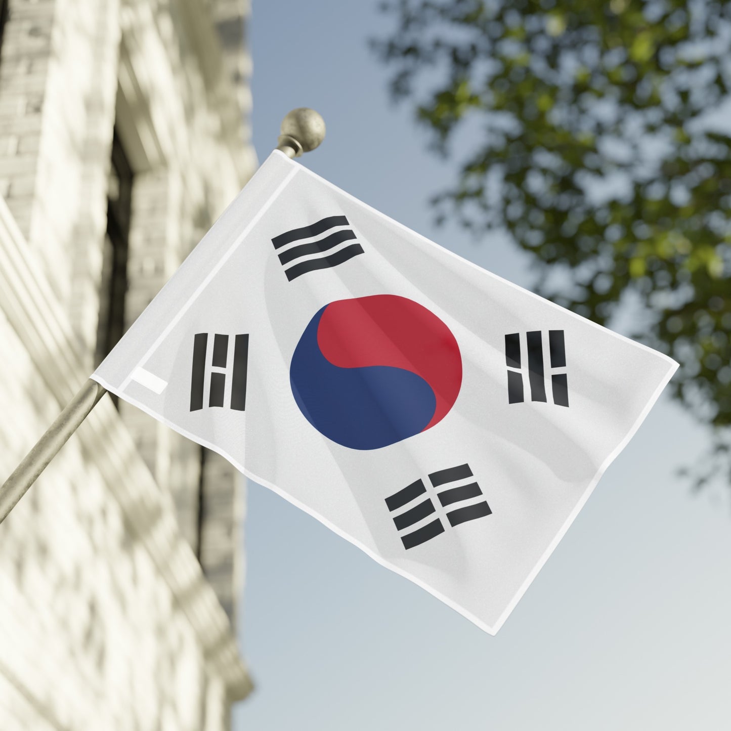 Flag Village South Korea Flag 18" x 12" / 36" x 24" / 60" x 36"