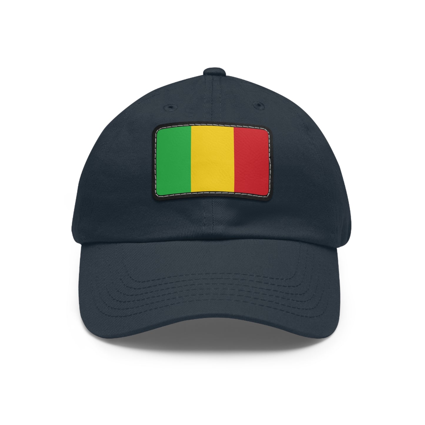 Flag Village Mali Flag Hat Cap with Leather Patch