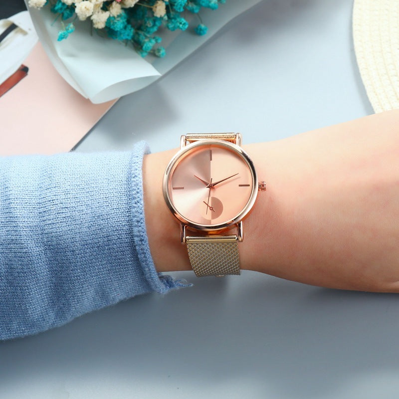 Flag Village Compatible with Apple, Hot Fashion Simple Style New Ladies Hook Buckle Alloy Watches Women Wristwatch Quartz Female Clock Gifts Relogios Feminino