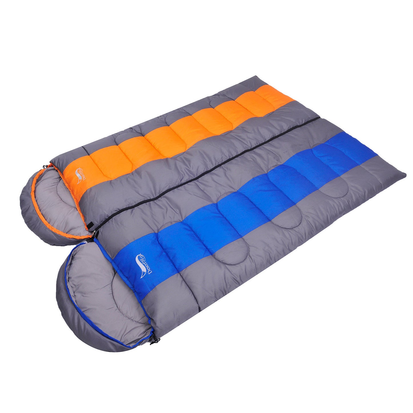 Flag Village Camping Sleeping Bag Lightweight Warm & Cold Envelope Backpacking Sleeping Bag For Outdoor Traveling Hiking