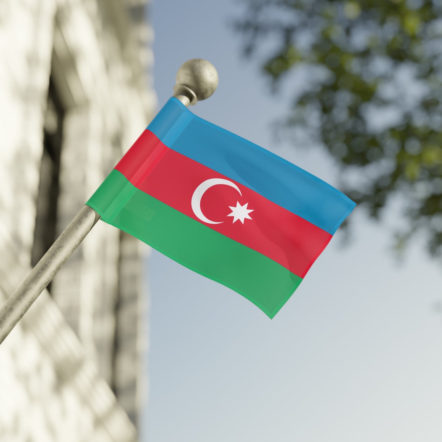 Flag Village Azerbaijan Flag 18" x 12" / 36" x 24" / 60" x 36"
