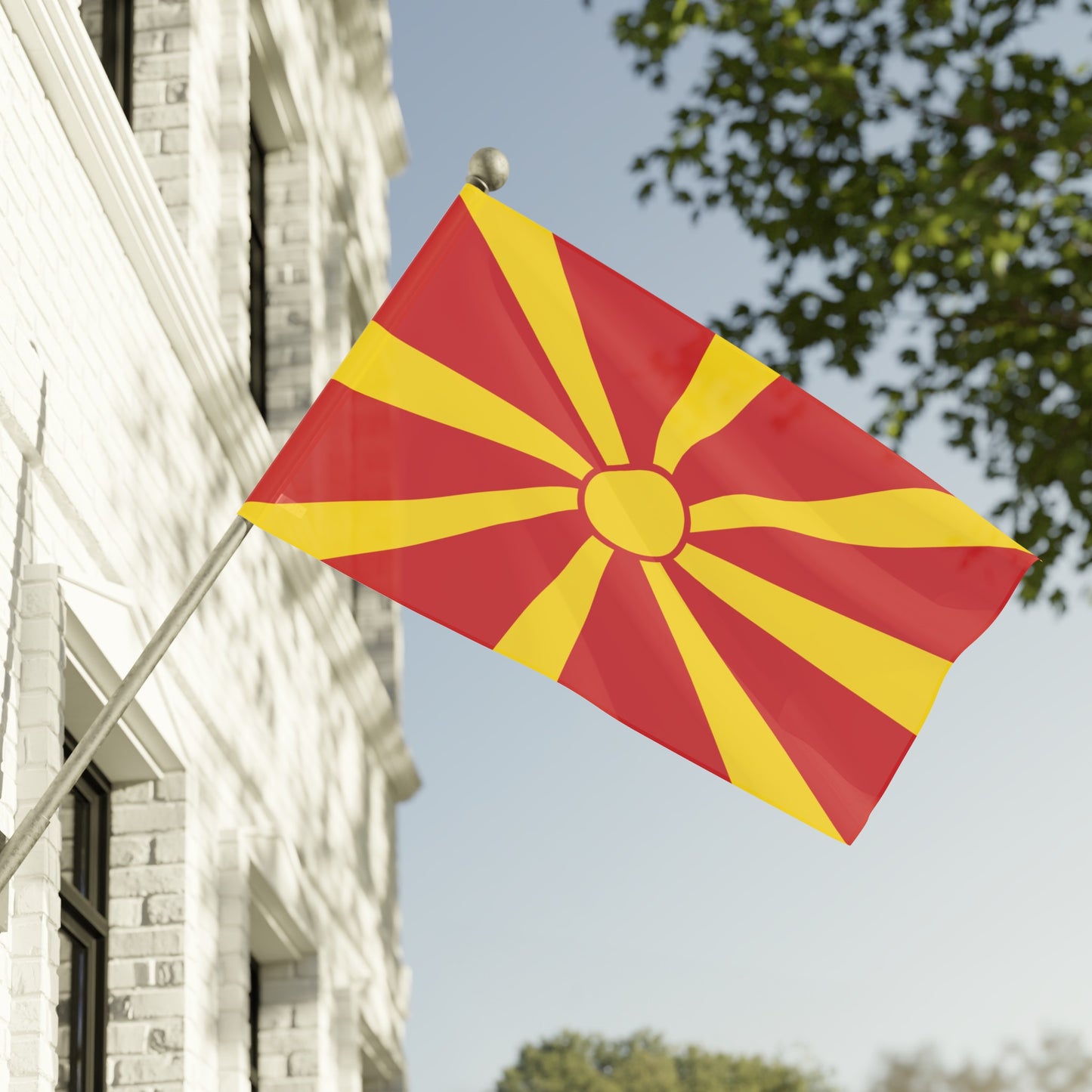 Flag Village Macedonia Flag 18" x 12" / 36" x 24" / 60" x 36"