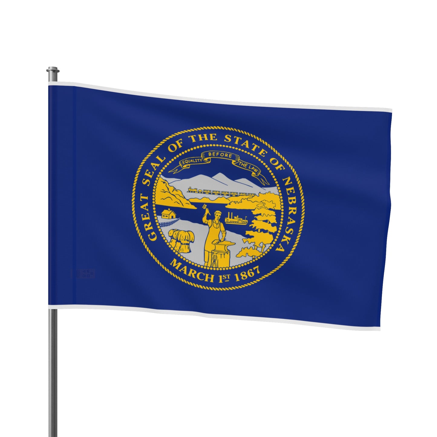 Flag Village USA Nebraska State Flag 18" x 12" / 36" x 24" / 60" x 36"
