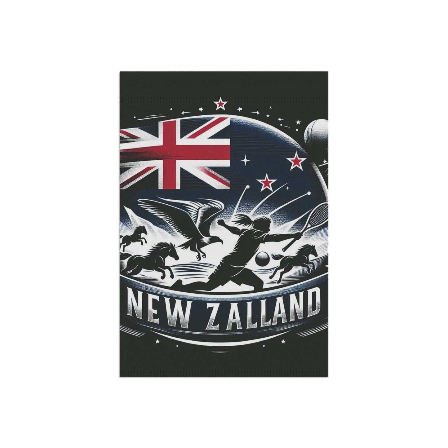 Flag Village New Zealand Flag Sporting Garden & House Banner NZL0004