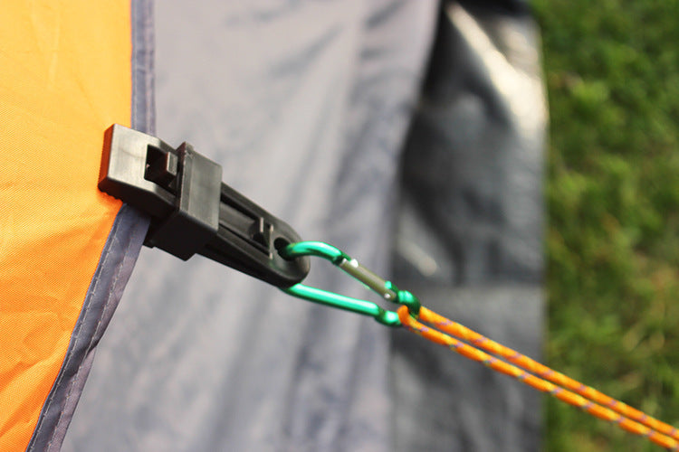Flag Village Tent tent, wind rope fixing clip, outdoor camping plastic clip sunshade shed, tent tent accessories