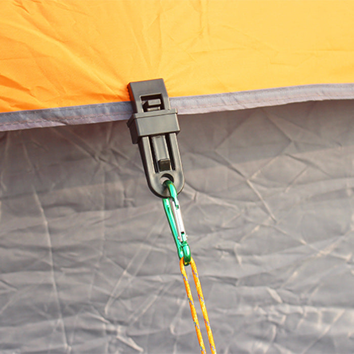 Flag Village Tent tent, wind rope fixing clip, outdoor camping plastic clip sunshade shed, tent tent accessories