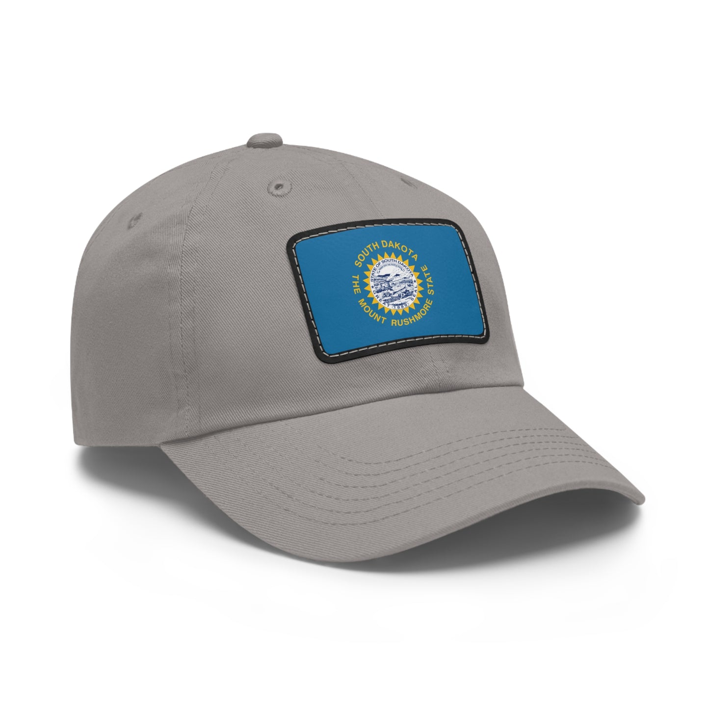 Flag Village USA South Dakota State Flag Hat Cap with Leather Patch