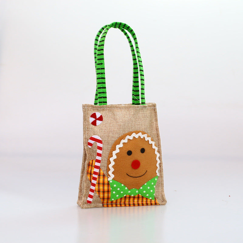 Flag Village Christmas felt cloth gift box non-woven bag