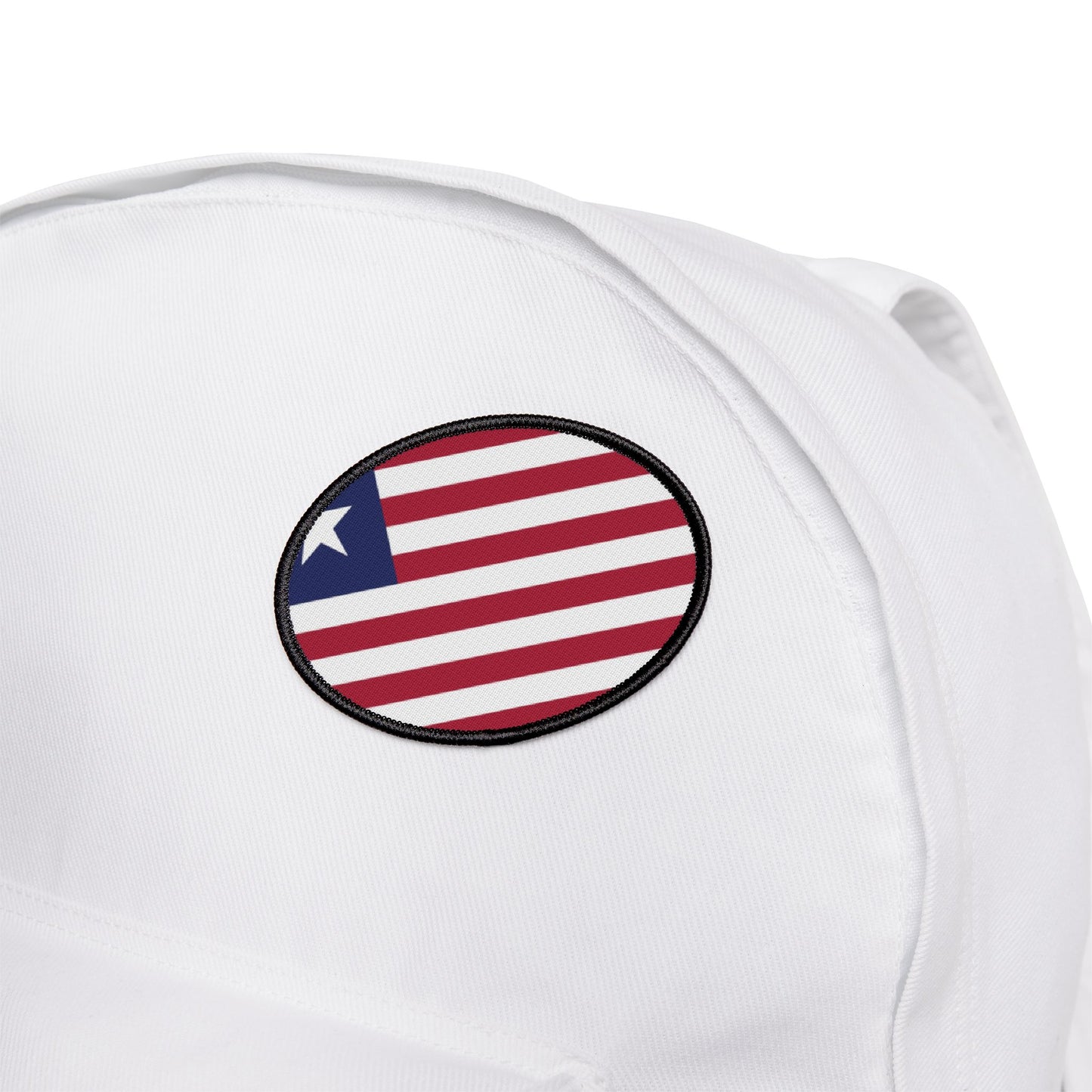 Flag Village Liberia Flag Embroidery Iron-On Patches