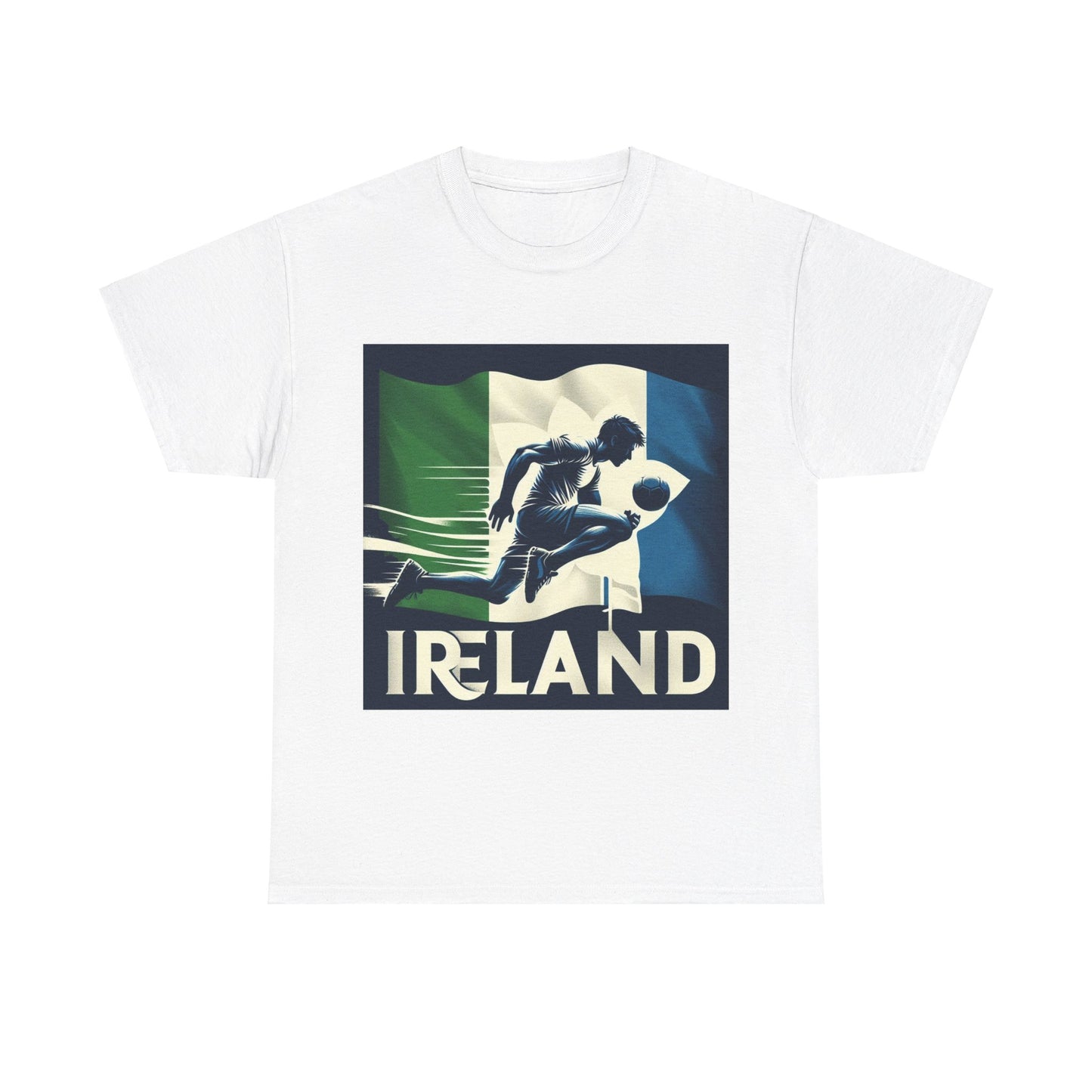 Flag Village Ireland Sporting Flag T-SHIRT Heavy Cotton Tee IRL0008