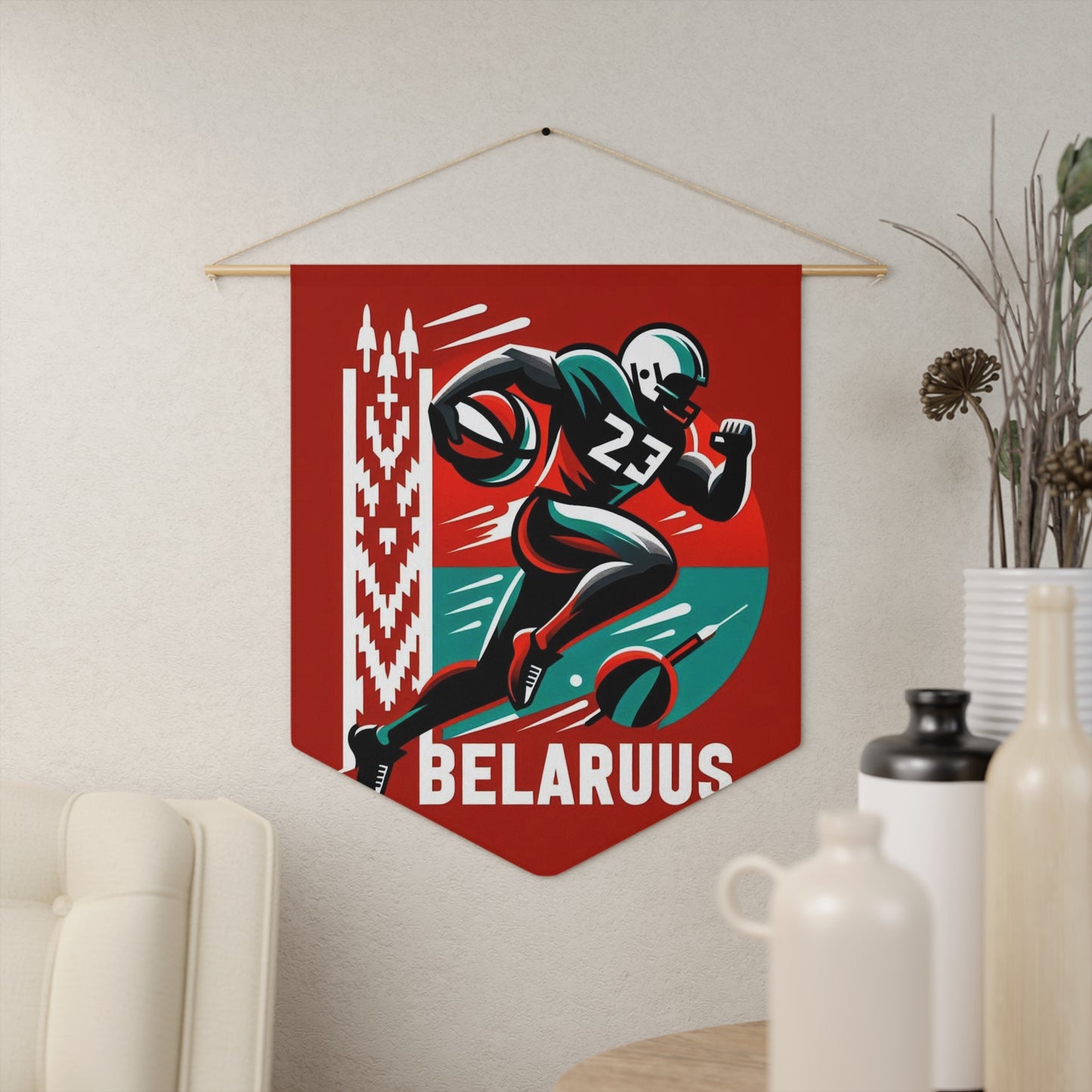 Flag Village Belarus Flag Pennant Sporting Home Wall decoration BLR0001